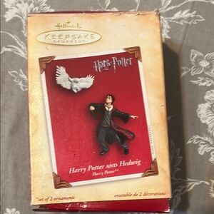 Hallmark Keepsake Harry Potter and Hedwig Ornament Set